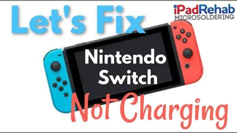 How do i know if my switch isnt charging?