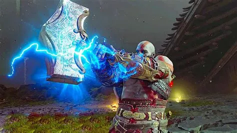 Can kratos lift thors hammer?