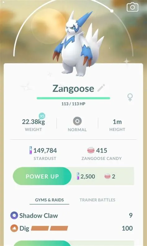 Is shiny zangoose rare?