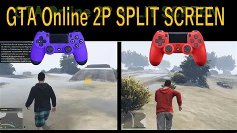 Is gta 5 2 player split screen?