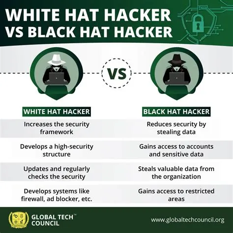 What is the meaning of black hat hacker?