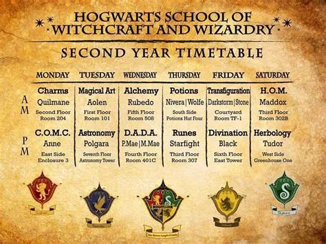 How many years can you be in hogwarts?