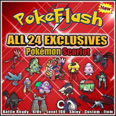 What rock pokémon is scarlet exclusive?