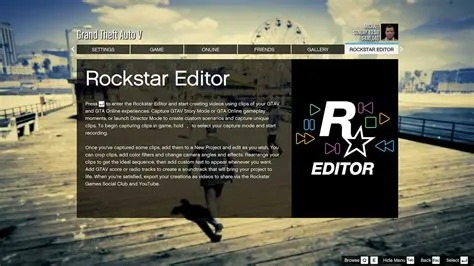 Do you need story mode for rockstar editor?