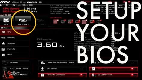 Does bios setting affect performance?