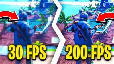 How many fps should i run fortnite?