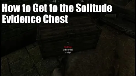 Where is the evidence chest in windhelm?