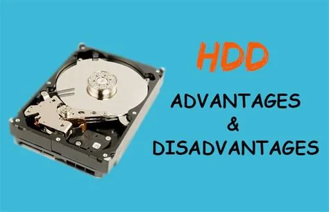 What are 2 disadvantages of hdd?