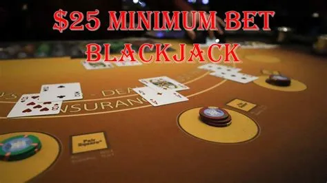 What is the minimum bet for blackjack at the venetian?