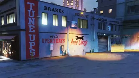 Where is the car shop in gta 3?