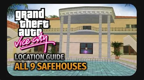 What is the safe house in gta vice city?