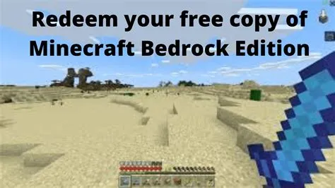 Where can i claim free bedrock edition?