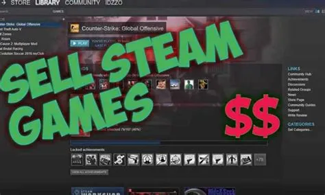 What can i sell on steam?