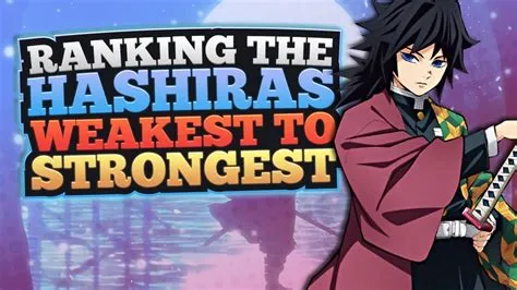 Who is the 3rd strongest hashira?