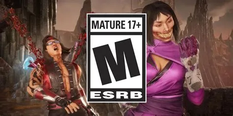 Why is mortal kombat game rated ma?