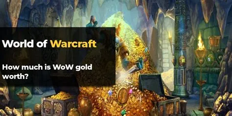 Is gold really important in wow?