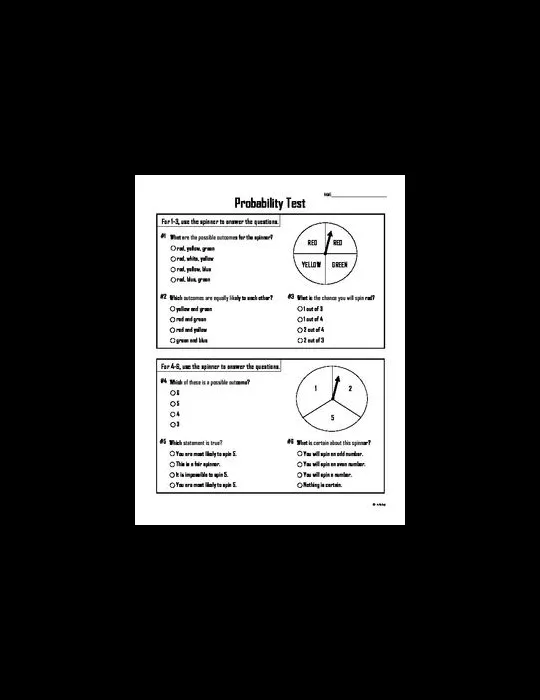 What is the probability of best ab test?