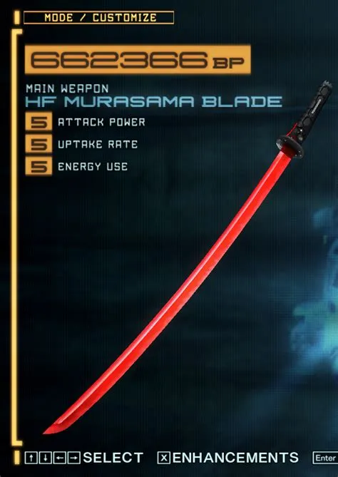 Is muramasa stronger than raidens sword?