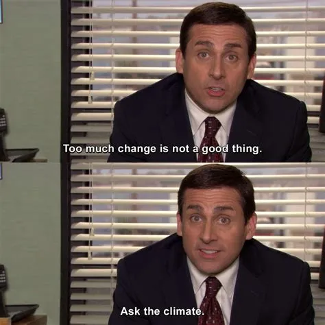 Does michael improve in the office?