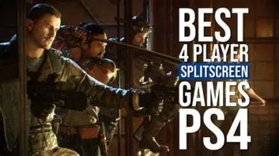 Can 2 players play splitscreen on ps4?