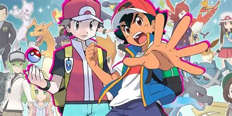 Did red meet ash in pokémon?