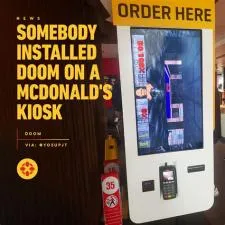 Was doom installed on mcdonalds?