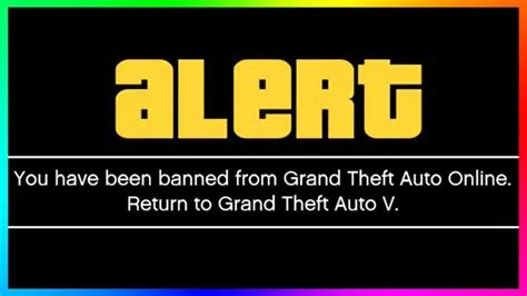 How many times can you get banned in gta?