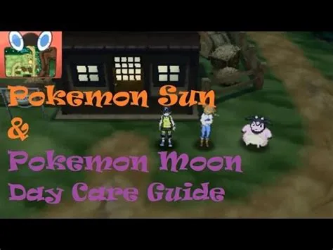 Does pokemon sun have a daycare?