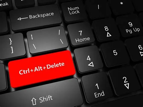 Is ctrl alt delete safe?