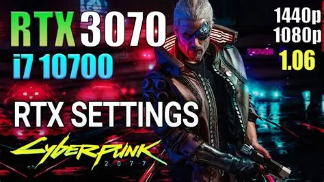 Is rtx 3070 enough for cyberpunk?