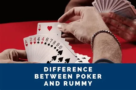 Whats the difference between rummy and poker?