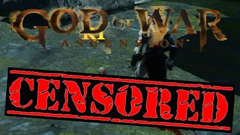 Is god of war censored?