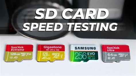 What card speed for 4k?