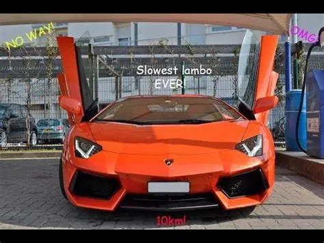 What is the slowest lamborghini?