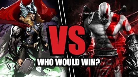 How did thor beat kratos?