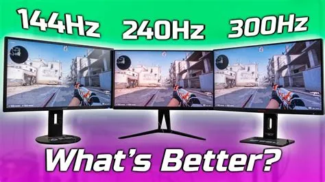 Is 240hz better than 144hz for csgo?