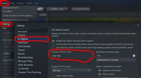 How do i open steam overlay?