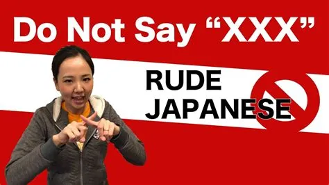 What is seen as rude in japan?