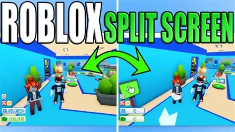 Can roblox do split-screen?