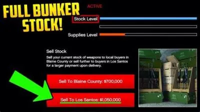 When should i sell my stock gta v?