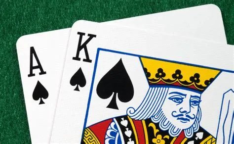 Does ace beat king in blackjack?