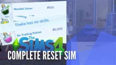 Why did my sims 4 completely reset?