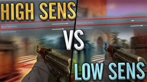 Is low sensitivity better for fps?