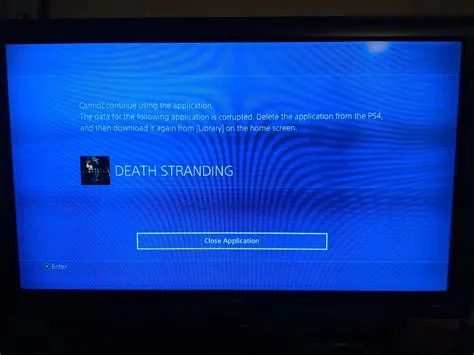 Can a ps4 get corrupted?