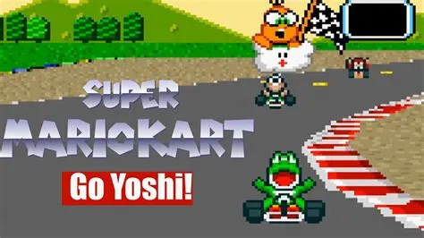 Is yoshi faster in mario kart?