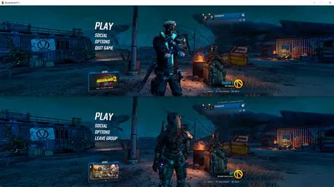 Is borderlands 1 split-screen pc?