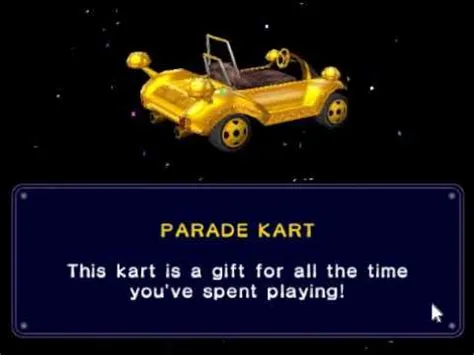 How do you unlock a parade kart?