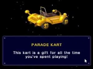 How do you unlock a parade kart?