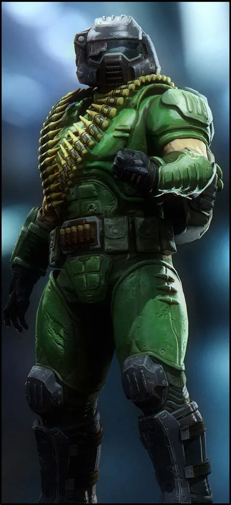 How tall is the doomguy unit?