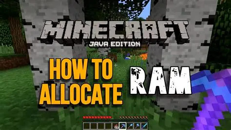 Should you allocate more than half your ram to minecraft?